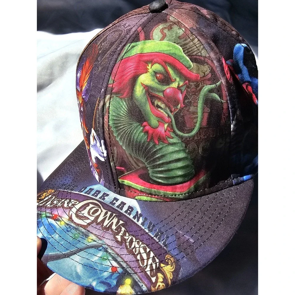 Rare ICP Insane Clown Posse 2011 Fitted L/XL Dark Carnival Hat/Cap Preowned
